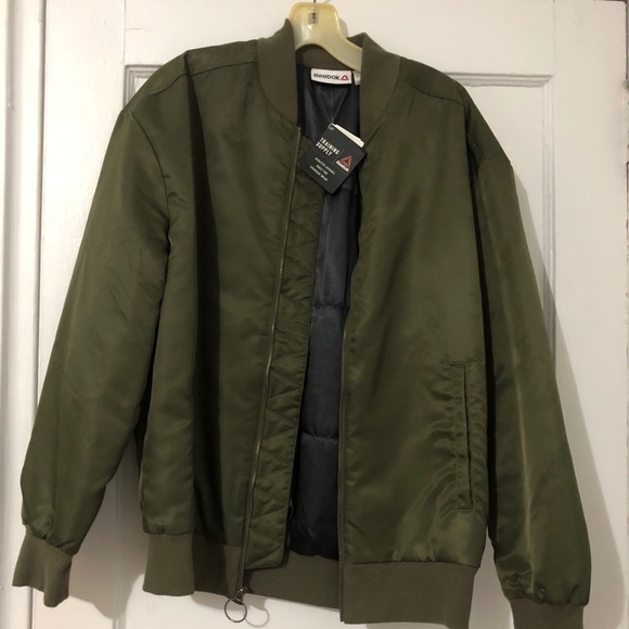 reebok bomber jacket